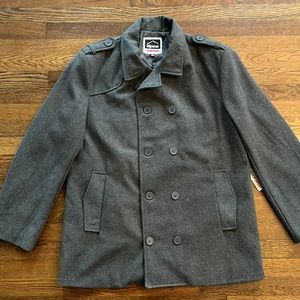 Xl Alpine Swiss wool polyester mix coat. Bought for a vampire.